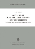 Cover: Outline of a Nominalist Theory of Propositions - Springer