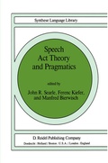 Cover: Speech Act Theory and Pragmatics - Kluwer Academic Publishers