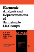 Cover: Harmonic Analysis and Representations of Semisimple Lie Groups - Springer