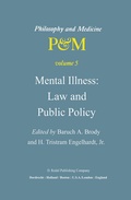 Cover: Mental Illness: Law and Public Policy - Springer