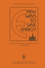Cover: New Ways to Save Energy - Kluwer Academic Publishers