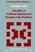 Cover: Solvability of Nonlinear Equations and Boundary Value Problems - Kluwer Academic Publishers