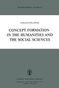 Cover: Concept Formation in the Humanities and the Social Sciences - Springer