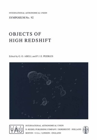 Abbildung von: Objects of High Redshift - Kluwer Academic Publishers