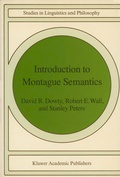 Cover: Introduction to Montague Semantics - Kluwer Academic Publishers