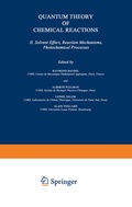 Cover: Quantum Theory of Chemical Reactions - Springer
