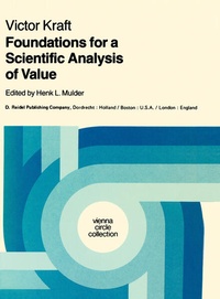 Enlarge image Cover: Foundations for a Scientific Analysis of Value - Kluwer Academic Publishers