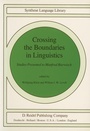 Cover: Crossing the Boundaries in Linguistics - Kluwer Academic Publishers