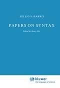 Cover: Papers on Syntax - Kluwer Academic Publishers