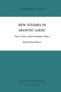 Cover: New Studies in Deontic Logic - Kluwer Academic Publishers