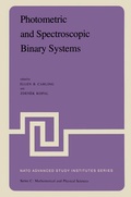 Cover: Photometric and Spectroscopic Binary Systems - Kluwer Academic Publishers