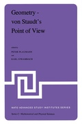 Cover: Geometry - von Staudt's Point of View - Kluwer Academic Publishers