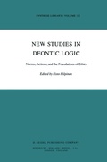 Cover: New Studies in Deontic Logic - Springer