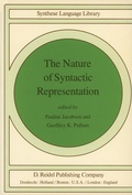 Cover: The Nature of Syntactic Representation - Kluwer Academic Publishers
