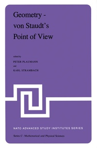 Abbildung von: Geometry - von Staudt's Point of View - Springer