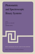 Cover: Photometric and Spectroscopic Binary Systems - Springer
