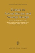 Cover: Copper in Animal Wastes and Sewage Sludge - Springer