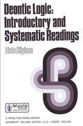 Cover: Deontic Logic: Introductory and Systematic Readings - Kluwer Academic Publishers