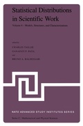 Cover: Statistical Distributions in Scientific Work - Kluwer Academic Publishers