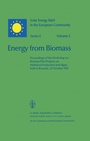 Cover: Energy from Biomass - Kluwer Academic Publishers
