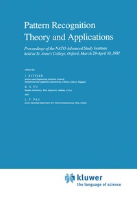 Enlarge image Cover: Pattern Recognition Theory and Applications - Springer
