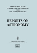 Cover: Reports on Astronomy - Springer