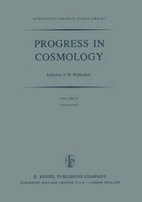 Enlarge image Cover: Progress in Cosmology - Kluwer Academic Publishers