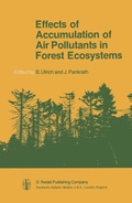Cover: Effects of Accumulation of Air Pollutants in Forest Ecosystems - Springer