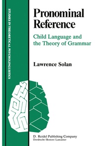 Abbildung von: Pronominal Reference - Springer