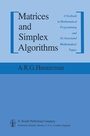 Cover: Matrices and Simplex Algorithms - Springer