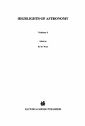 Cover: Highlights of Astronomy - Kluwer Academic Publishers