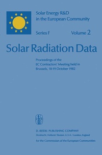 Enlarge image Cover: Solar Radiation Data - Kluwer Academic Publishers