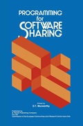Cover: Programming for Software Sharing - Kluwer Academic Publishers