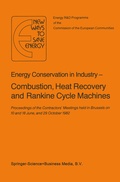 Cover: Energy Conserve in Industry - Combustion, Heat Recovery and Rankine Cycle Machines - Springer