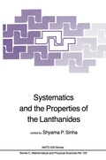 Abbildung von: Systematics and the Properties of the Lanthanides - Kluwer Academic Publishers