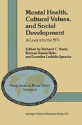 Cover: Mental Health, Cultural Values, and Social Development - Springer