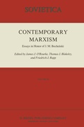 Cover: Contemporary Marxism - Springer