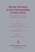 Cover: Recent Advances in the Understanding of Solar Flares - Kluwer Academic Publishers