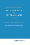 Cover: Introduction to Superanalysis - Springer