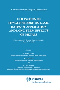 Abbildung von: Utilization of Sewage Sludge on Land: Rates of Application and Long-Term Effects of Metals - Kluwer Academic Publishers