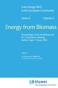 Cover: Energy from Biomass - Kluwer Academic Publishers