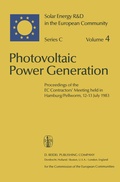 Cover: Photovoltaic Power Generation - Kluwer Academic Publishers