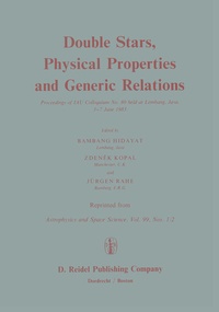Abbildung von: Double Stars, Physical Properties and Generic Relations - Springer