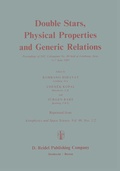 Cover: Double Stars, Physical Properties and Generic Relations - Springer