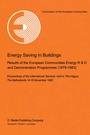 Cover: Energy Saving in Buildings - Springer