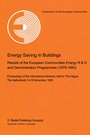 Cover: Energy Saving in Buildings - Springer