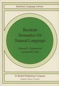Enlarge image Cover: Boolean Semantics for Natural Language - Kluwer Academic Publishers