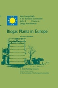 Cover: Biogas Plants in Europe - Kluwer Academic Publishers
