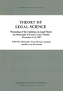 Cover: Theory of Legal Science - Kluwer Academic Publishers