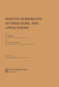 Abbildung von: Positive Semigroups of Operators, and Applications - Kluwer Academic Publishers